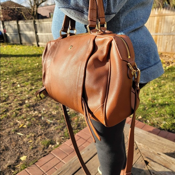 Ora Delphine Genuine Brown Leather Purse - Picture 4 of 6